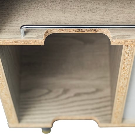GRAY Middle Board 100 / made in japan / 国産リビングボード / サイドボード/フリーボード / 収納家具 / TVボード