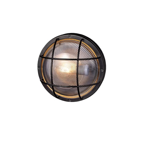 ARTWORK  STUDIO / Navy base-round wall lamp / 屋内・屋外兼用のウォールランプ / BLACK , SILVER / 屋外照明 インダストリアル ビンテージ