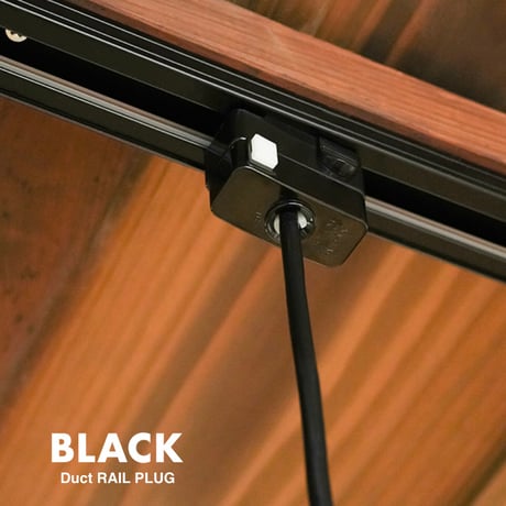 BLACK DUCT RAIL PLUG / 黒色のダクトレールにお勧め 引掛シーリングからダクトレールに変換プラグ / ペンダントライト