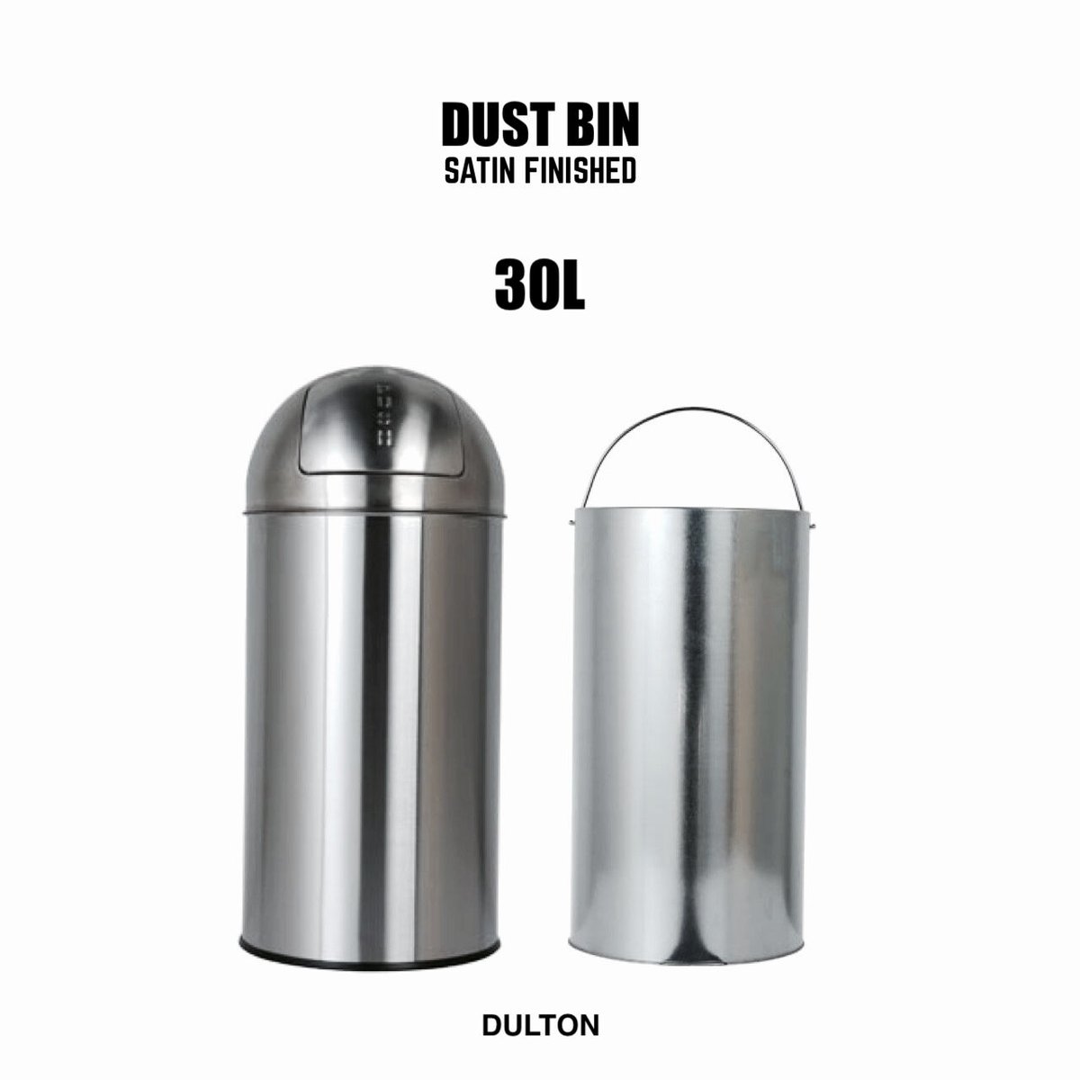 DULTON (ダルトン) ダストビン サテン フィニッシュ 30L DUST BIN SAT...