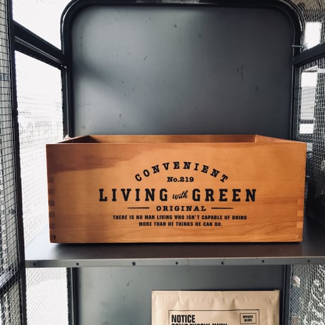 STACKING WOOD BOX / ウッドボックス リビング収納 木箱 / WOOD BOX 1BOX