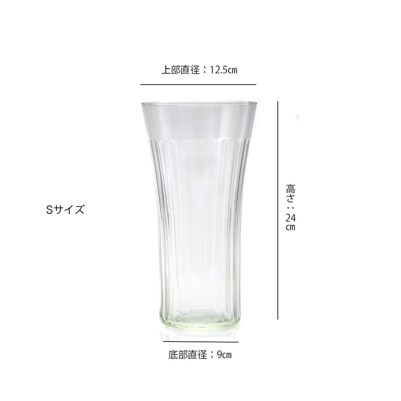 フラワー 楽天市場】リューズガラス ワイズライン フラワーベース マンス