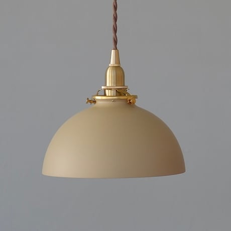 IRON SHADE / 丸いカタチが可愛いドーム型シェードのペンダントライト / E17 BRASS PENDANT / 60cm ,100cm
