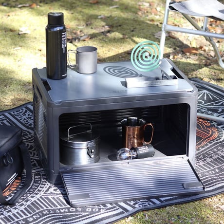 使い勝手の良い折りたたみ式のコンテナ収納 スタックイット / STACK IT POST GENERAL / テーブル / camp goods / アウトドア / キッチン収納