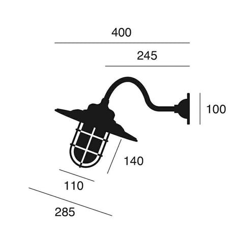 Navy base shade-wall lamp 1 / 外灯 室内照明 玄関照明  デッキランプ / 屋内・屋外兼用 / LED電球専用 / 洗面所 BR-5040 ARTWORK STUDIO