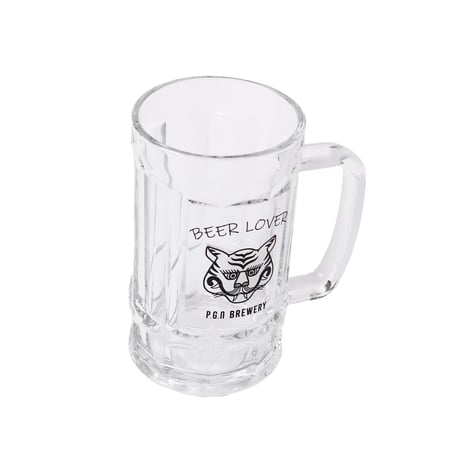 BEER LOVER MUG -PACK2- / ポップなタイガーのイラストが目を惹くユニークなビールジョッキ2個セット