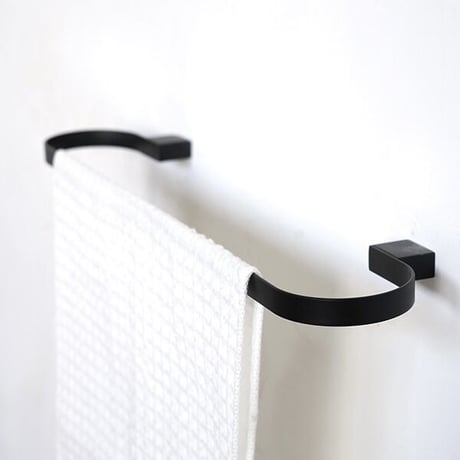 Curve / アイアンタオルハンガー  / Mサイズ , Lサイズ / 約w455×d100×h15mm / GRAY , BLACK / ハウスパーツ / IRON TOWEL HANGER