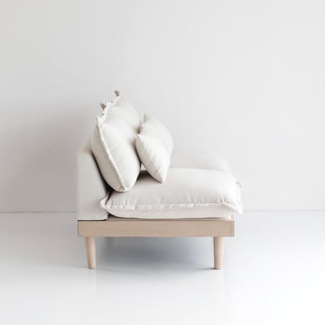 Pancake sofa / 2P SOFA / パンケーキのような ふんわり丸みのあるデザインが可愛いソファ / 一人暮らしインテリア 二人暮らし / 北欧ナチュラル