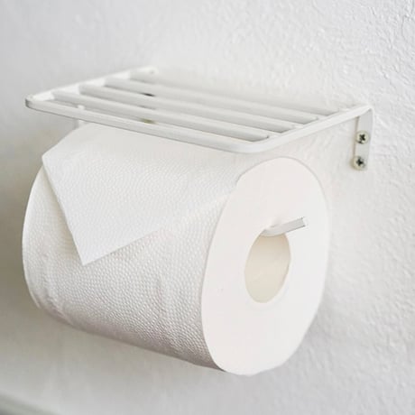 IRON toilet PAPER HOLDER / マットな質感のアイアントイレットペーパー / ペーパーホルダー WHITE , BLACK
