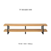 TV BOARD OAK NA / 180  / テレビボード / ローシェルフ / テレビスタンド / ローボード / テレビ台 / SIZE : W1800 × D440 × H400mm