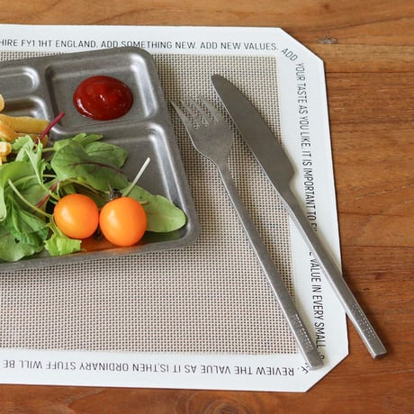 GRACE CUTLERY DINNER / DINNER SPOON , FORK , KNIFE セット / スプーン フォーク ナイフ / マットなステンレス カトラリー