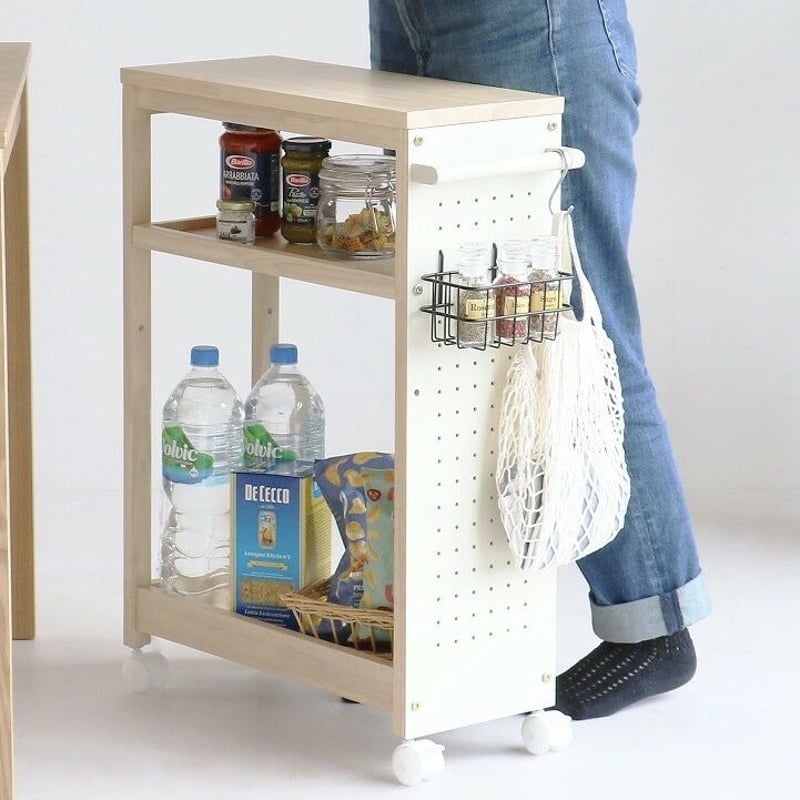 マルチに使えるおしゃれなワゴン pit / キッチンワゴン / リビング収納