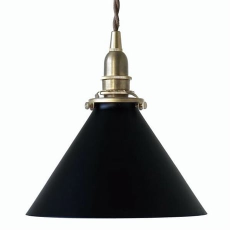 Cornish ペンダントライト  / アイアンシェード  コーニッシュ + 真鍮灯具 / コード60cm / E17 シーリングカバー付き / AXCIS  TYPE  A ※電球なし