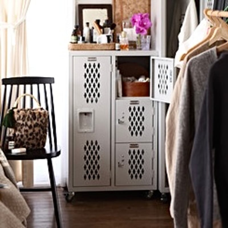 Locker chest 04 / IVORY , GRAY / ロッカーをイメージしたインダ