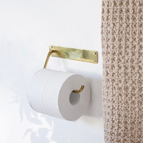 AXCIS Brass Paper Holder  / シングル , ダブル / シンプルが美しい真鍮のペーパーホルダー / トイレットペーパーホルダー