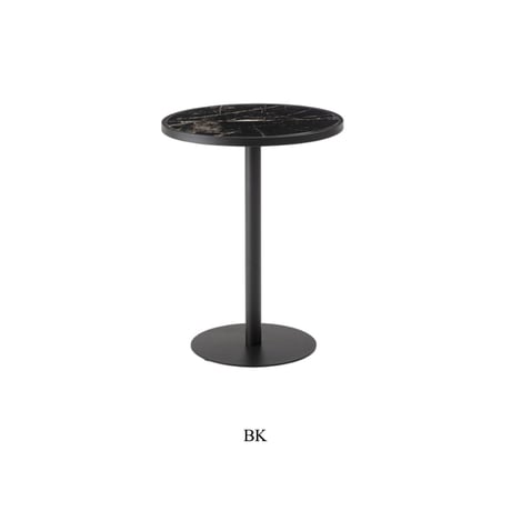 ROUND SIDE TABLE "stone" / GRAY , BLACK  / スタイリッシュで静けさを纏うラウンドテーブル / サイズ : W42xD42xH55cm