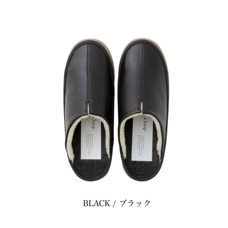 a.loop / room shoes / camel , navy , gray , black . M (22.5cm~24.5cm)  women  L (25.0cm~27.0cm)  men