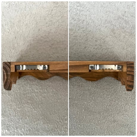 WAVE WALL SHELF / PINE WOOD / ナチュラルインテリアや北欧テイストのお部屋にも自然に馴染む壁収納 / ウォールシェルフ