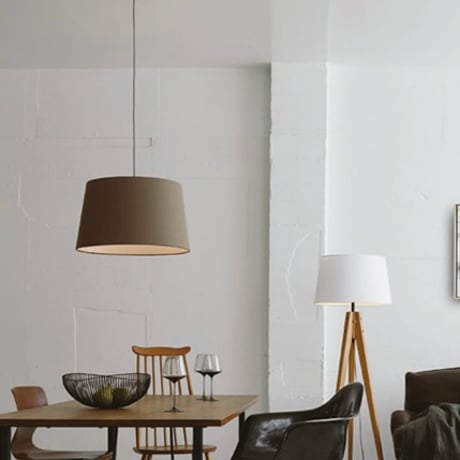 Espresso-pendant / White , Brown / ペンダントライト / リビング照明 / ダイニング照明 / 電球選択 / LED電球 / ARTWORKSTUDIO