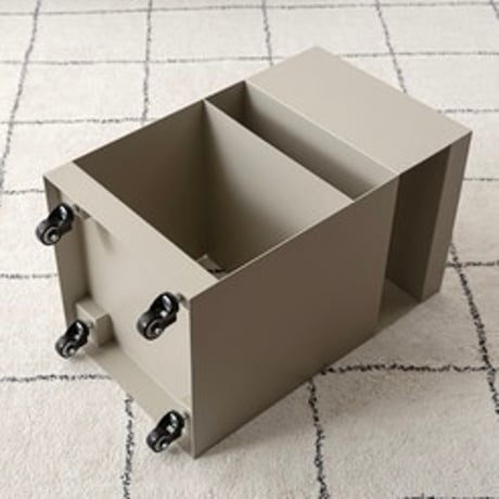 Stylish box wagon / スタイリッシュワゴン / 収納ワゴン / BEIGE , ORANGE RED , PGR , DARK GRAY