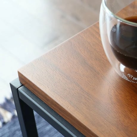 WALNUT × IRON Center Table / センターテーブル / リビング / Steel Center Table / サイズ W1200×D420×H400mm