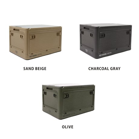 使い勝手の良い折りたたみ式のコンテナ収納 スタックイット / STACK IT POST GENERAL / テーブル / camp goods / アウトドア / キッチン収納