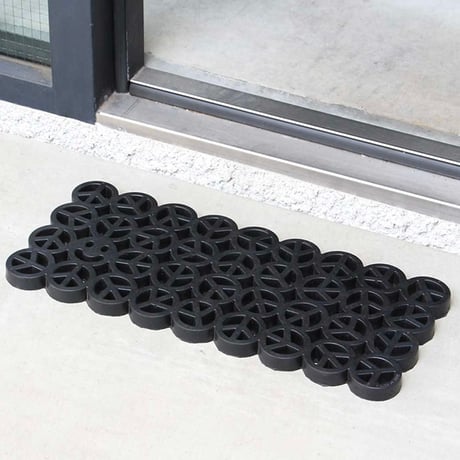 Rubber Mat "Peace" by DETAIL / ラバーマット / 屋外 玄関マット / サイズ：W46×D20×H1.6cm