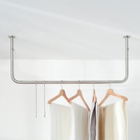 STAINLESS ceiling hanger 900 / BK , SL / 空間を便利に使う生活感の出ないシーリングハンガー