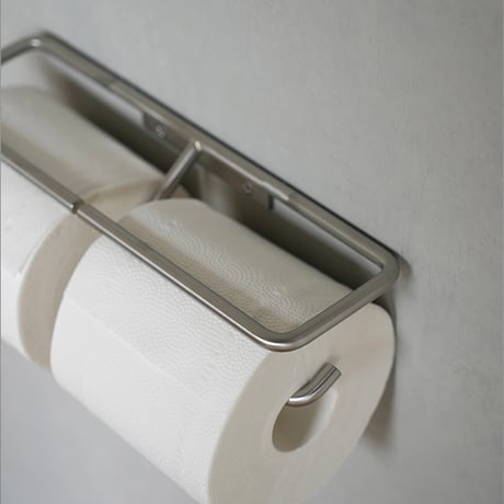 KT sus paper holder / 他にはない個性的なデザインの トイレットペーパーホルダー / シングル , ダブル