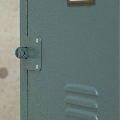 Locker chest 04 / ロッカーをイメージしたインダストリアルな雰囲気のスチールチェスト / 4杯 / ビンテージインテリア / 収納家具