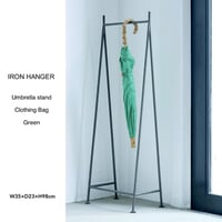 IRON HANGER S / シンプルで無機質な佇まいのマルチハンガー / 傘立て / 観葉植物ハンギング / shesayの家具