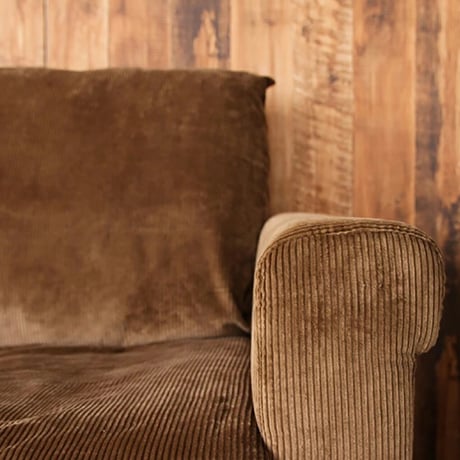 SOFA / 1P Sofa  / BROWN  / コーディロイソファ / W840×D790×H750 SH380mm / 一人掛けソファ / コーデュロイソファー