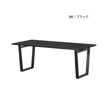 ASH + STEEL LEG DINING TABLE 1800 / BROWN , BLACK / アッシュ無垢材とスチール脚のダイニングテーブル