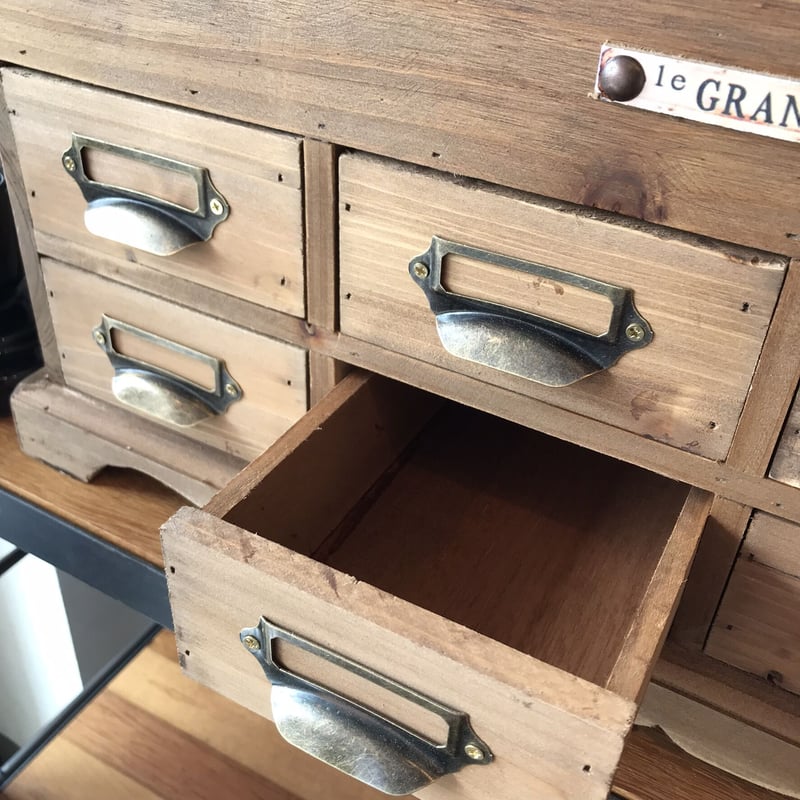WOOD COLLECTION BOX サイズ W550×D250×H240mm アイア