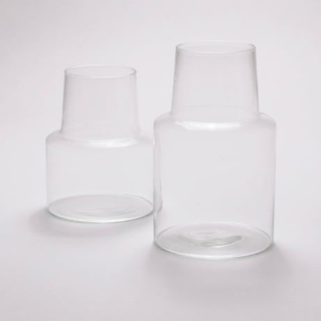 REUSE GLASS フラワーベース ロケート / 口が広くて活けやすいフラワーベース / Sサイズ , Lサイズ / shesay