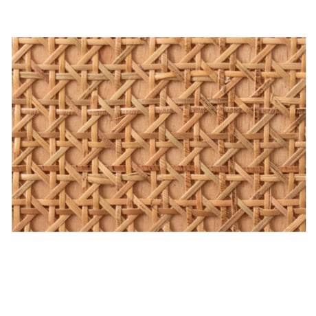WOOD DESK (Bobbin leg Natural rattan design）/ デスク / 引出し / 棚付き / 木製デスク