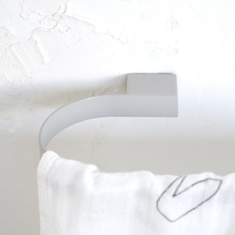 Curve / アイアンタオルハンガー  / Mサイズ , Lサイズ / 約w455×d100×h15mm / GRAY , BLACK / ハウスパーツ / IRON TOWEL HANGER