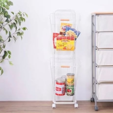 Laundry Basket 02 / シンプルで使いやすさにこだわったランドリーバスケット / ランドリー収納 / バスケット収納 / white , black