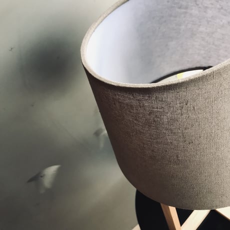 Espresso-table lamp / リビング 寝室 照明 / ファブリック バーチ無垢材 / 電球選択 / LED電球対応 / ARTWORK STUDIO