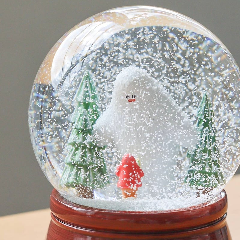 SNOW DOME NOOKs / やさしく揺れる雪景色に思わず心がほどけるイエティ