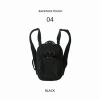 4WAY BACKPACK POUCH / ショルダーベルトの取り外しができるマルチユースポーチ / WOLF BROWN , BLACK