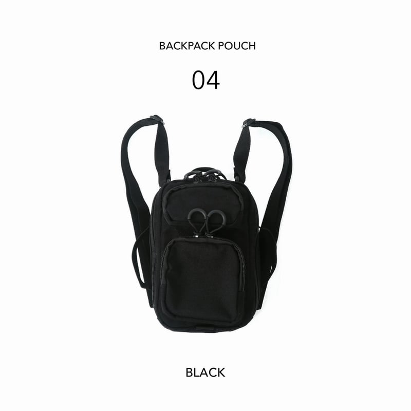 4WAY BACKPACK POUCH / ショルダーベルトの取り外しができるマルチ