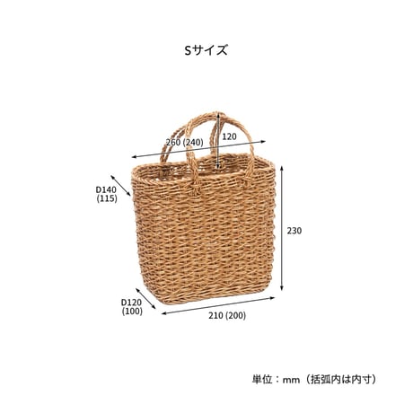 RECT TOTE BAG / 可愛らしさと使いやすさを兼ね備えたデイリーに活躍するトートバッグ / Sサイズ Lサイズ