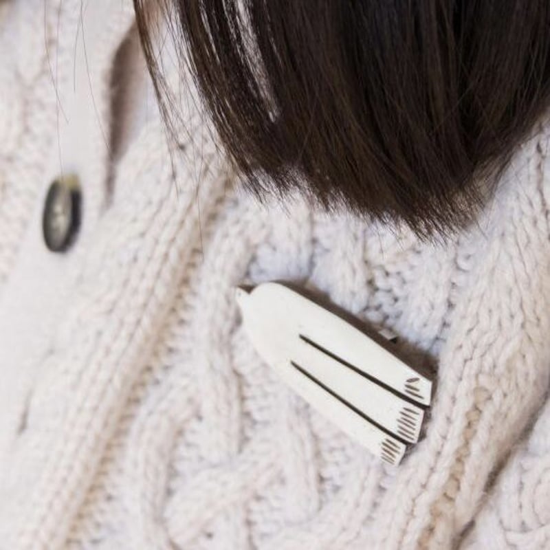 BROOCH by AXCIS / ボーン 水牛 / BIRD / BIG BIRD / CR