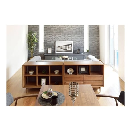 OAK WOOD OPEN SHELF 100 / リビングの見せる収納にコーディネート広がるシェルフ / 棚 ラック / ナチュラルスタイル