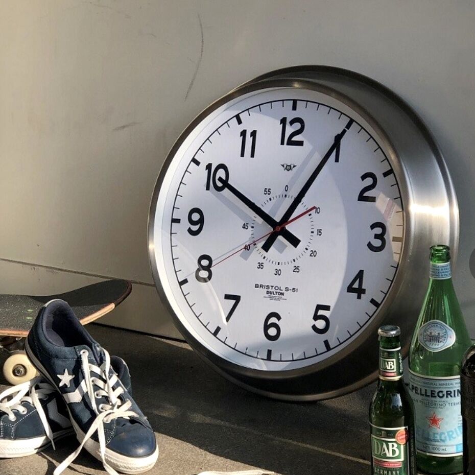 新品 BRISTOL S-40 ダルトン 時計 クロック インダストリアル 男前