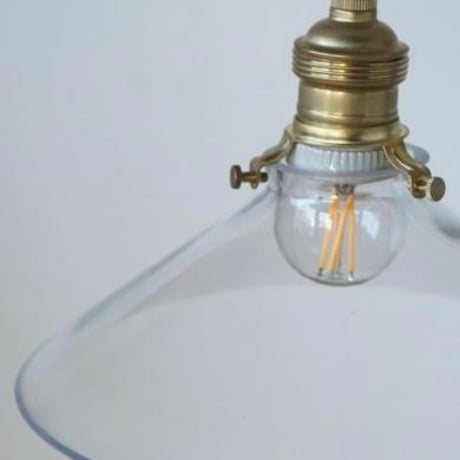 AXCIS GRASS × BRASS PENDANT LIGHT / E26 真鍮灯具 / シーリングカバー付属 / ガラスシェード / タイプ A