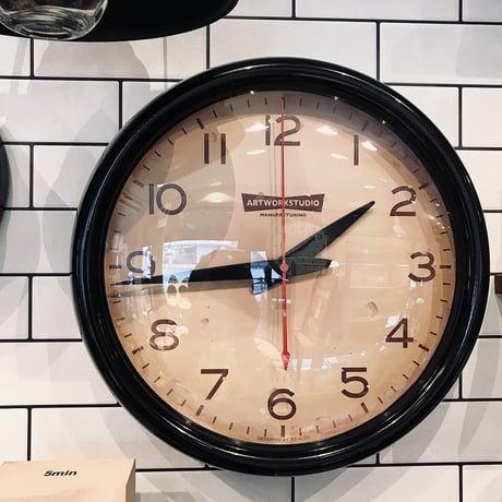 FRANKLIN -wall clock / Black / スイープムーブメント / 掛け時計