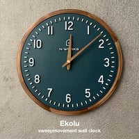 Ekolu wall clock" / エコル ウォールクロック / 掛け時計  北欧 ミッドセンチュリー  サイズ / Φ30×D3cm 1.0kg