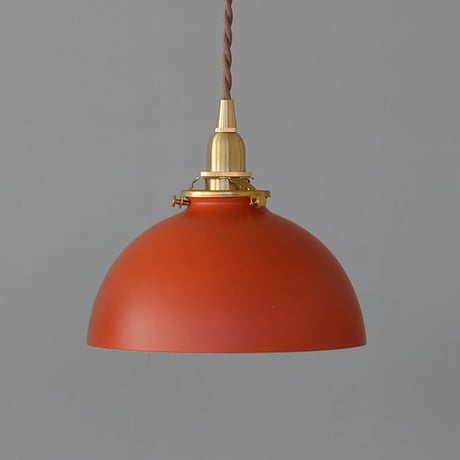 IRON SHADE / 丸いカタチが可愛いドーム型シェードのペンダントライト / E17 BRASS PENDANT / 60cm ,100cm